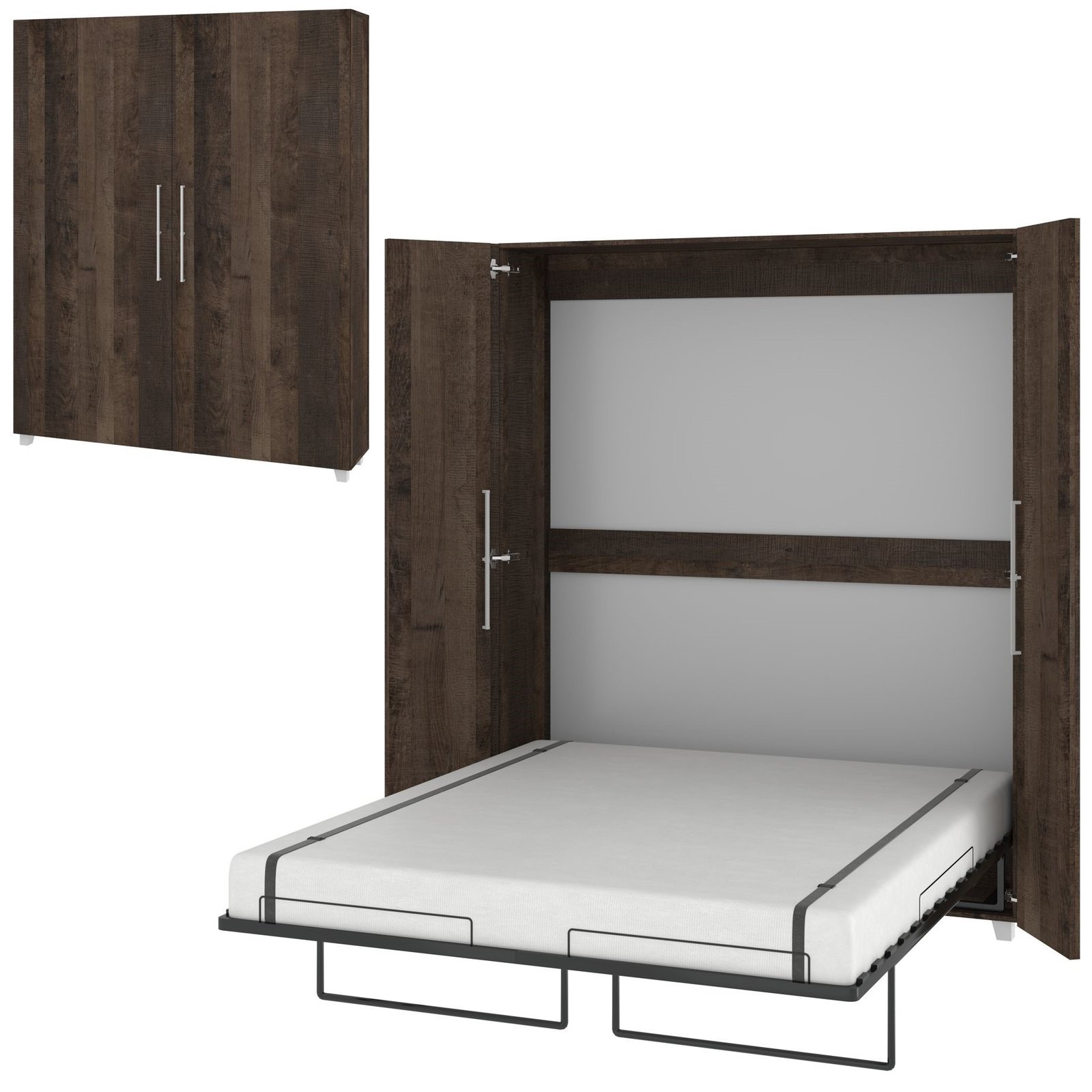Vertical wall bed TEDDY 160, oak color