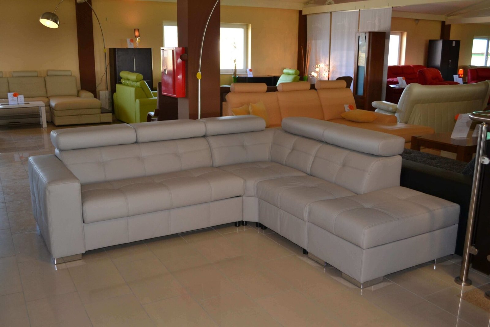 ETNA II corner sofa, leather, 250x280 - Image 7