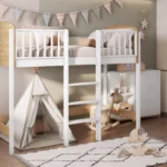 EVITA bunk bed with mezzanine 80x181 cm