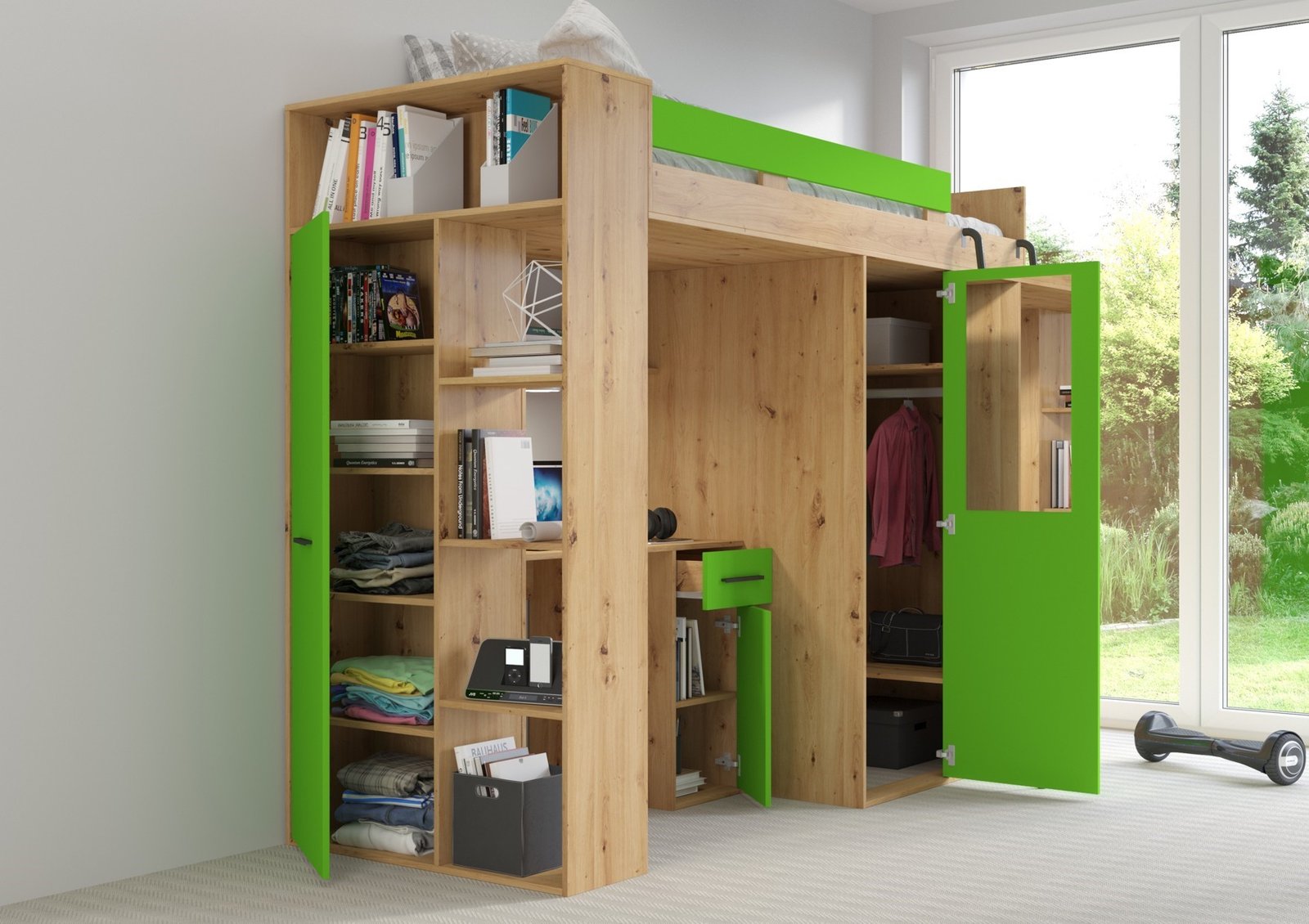 RAVENA P mezzanine without fabric, artisan / green - Image 3