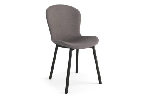 FIORA light gray taupe (Basel 34 fabric) – MODERN UPHOLSTERED CHAIR FOR LIVING ROOM/DINING ROOM