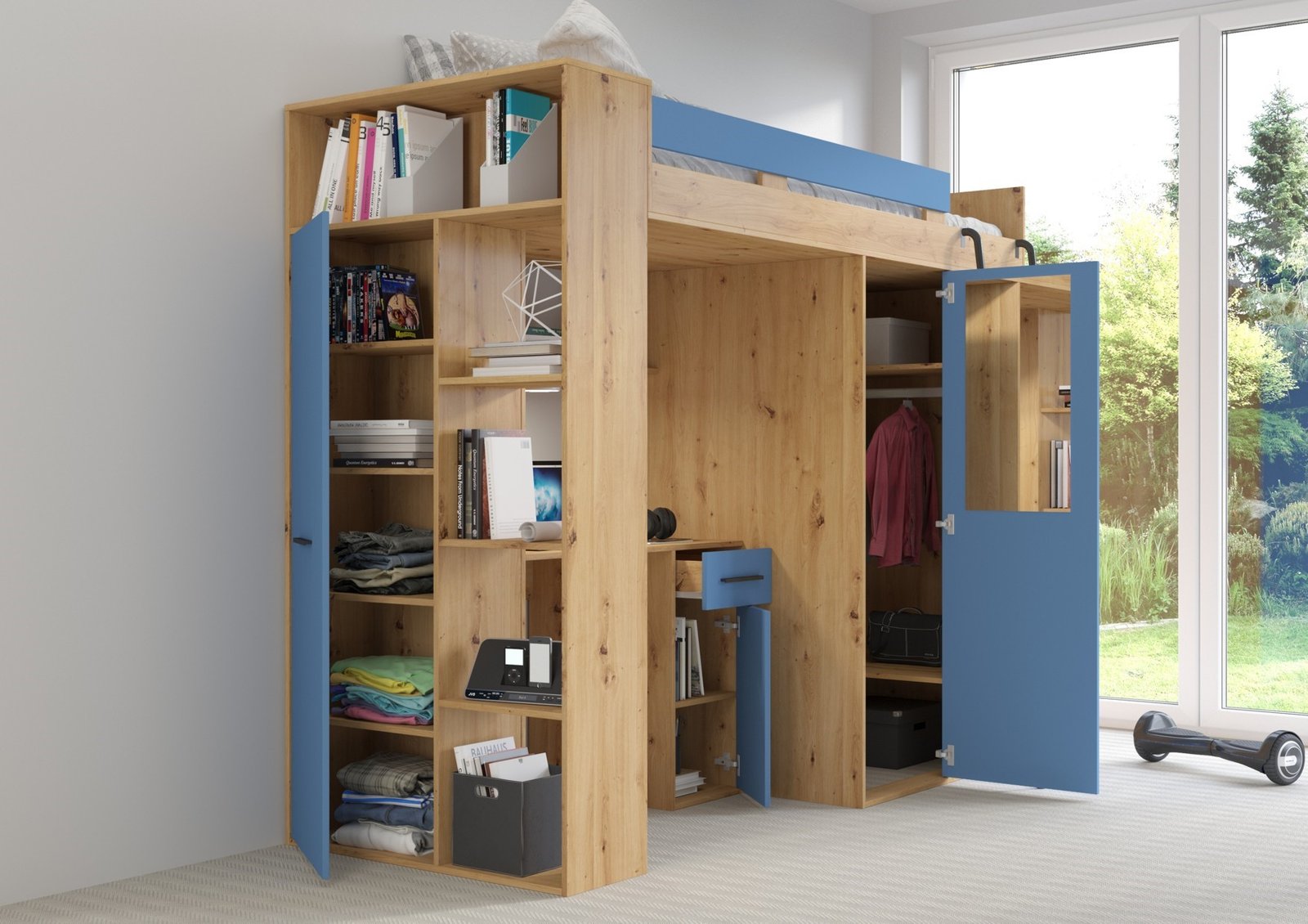 RAVENA P mezzanine without fabric, artisan / blue - Image 3