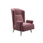 Gordon armchair, with wingbacks, side pockets Gr1
