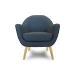 MIRA armchair with wooden legs Bydgoskie Meble