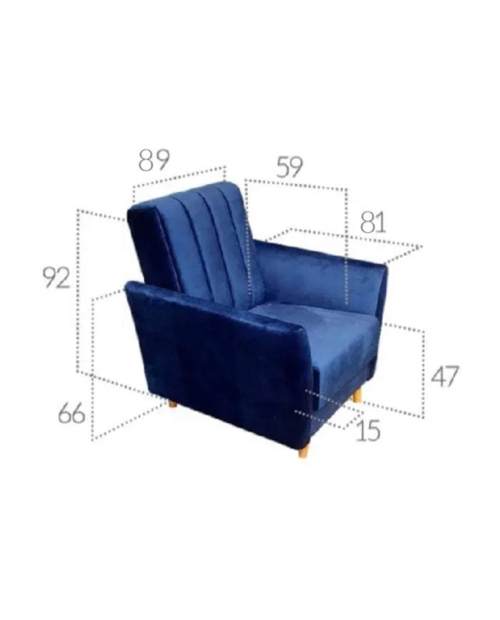 Nadia Gr1 armchair - Image 3