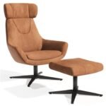 Shout HB armchair + stool Bydgoskie Meble Leather L4