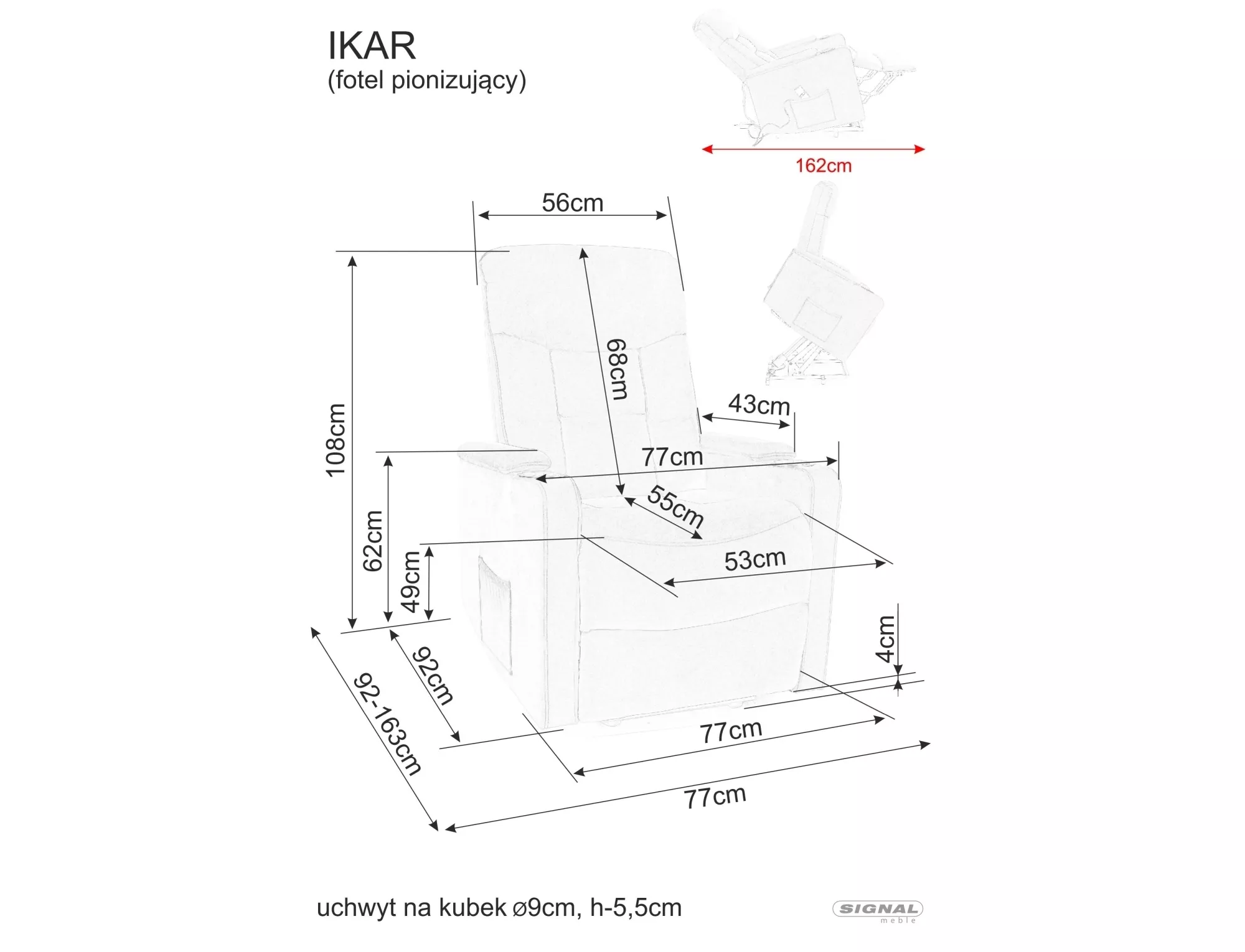 Ikar IKARVCB reclining armchair - Image 7