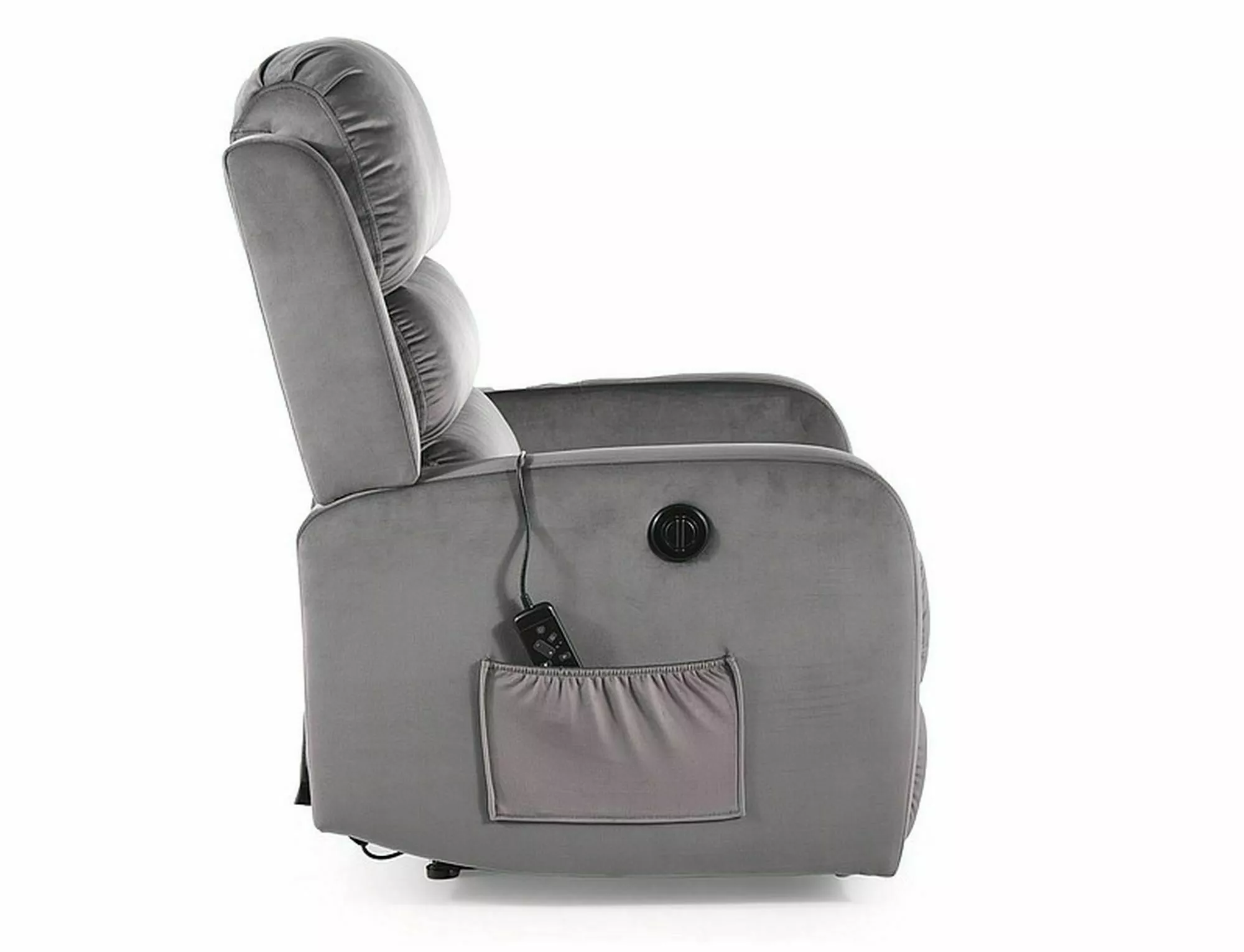 Pegaz M Velvet armchair with massage function PEGAZMVSZ - Image 4