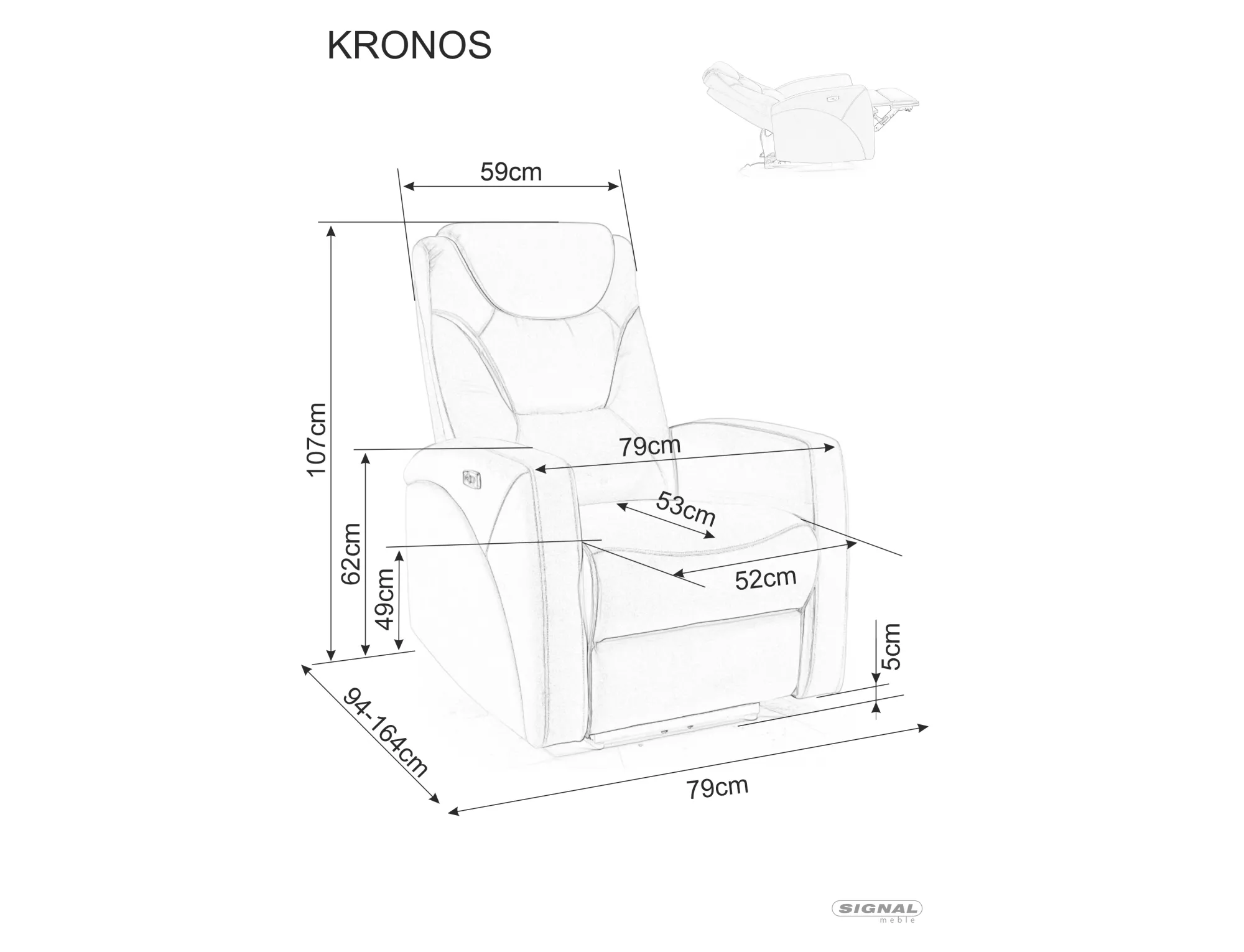 Kronos Velvet KRONOSVJSZ armchair - Image 3