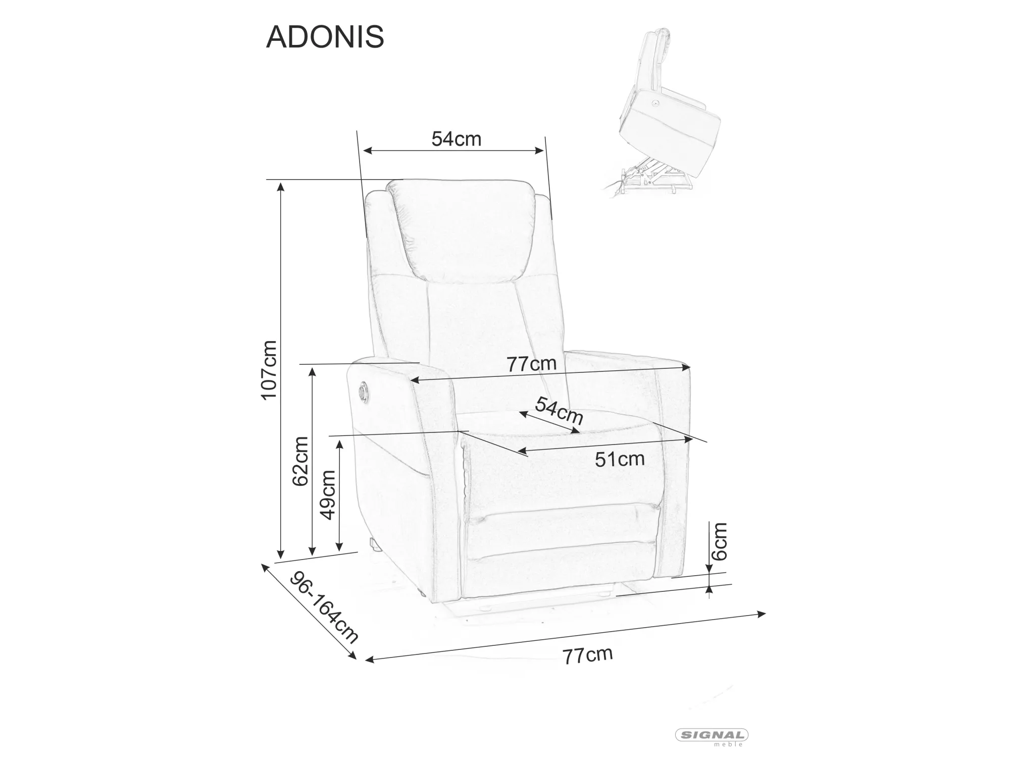Adonis Buffalo ADONISSSOL armchair - Image 6