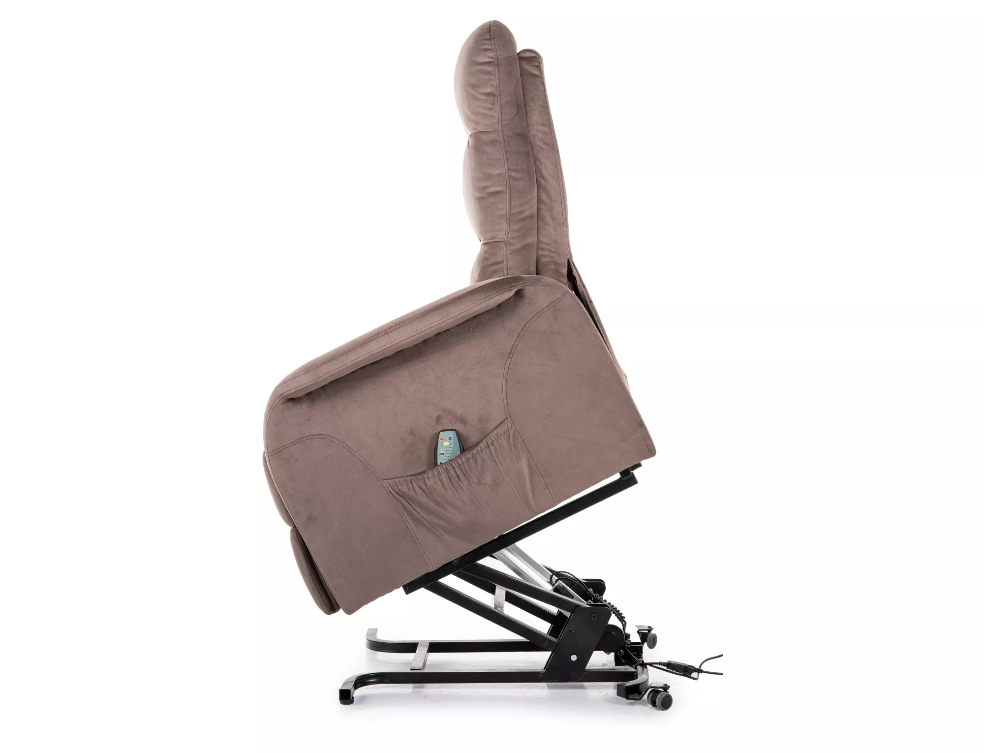 Jupiter M velvet reclining armchair JUPITERMVCA - Image 3