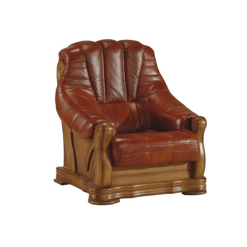 FRYDERYK II leather armchair