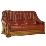 FRYDERYK II leather sofa