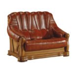 FRYDERYK II leather sofa