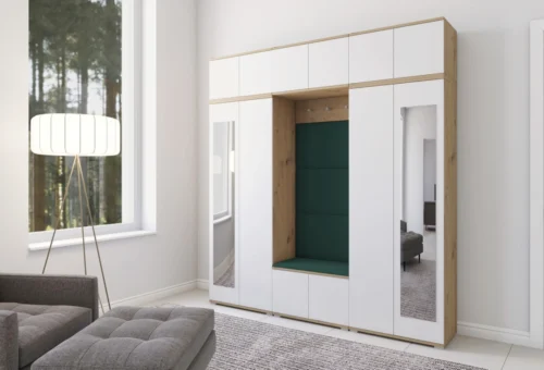 Seville upholstered wardrobe, version 4