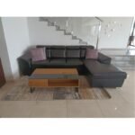 CAYENNE corner sofa 280x180 Massiv Nero