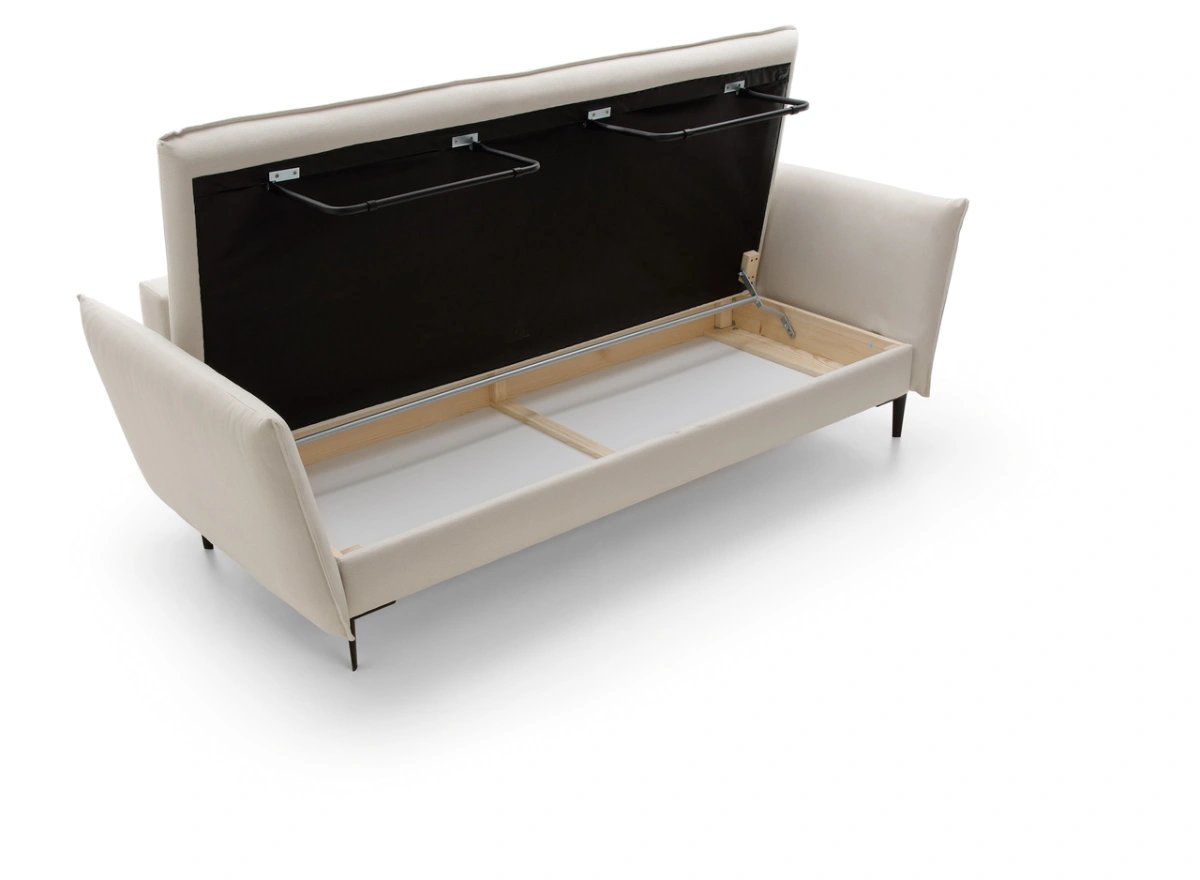 Three-seater sofa with sides on legs, glossy, Gr2 - Image 5
