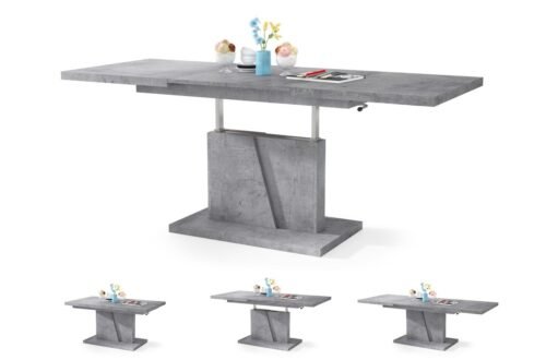GRAND NOIR “Millenium Concrete” – MODERN EXTENDABLE BENCH, LIFT TABLE, COFFEE TABLE