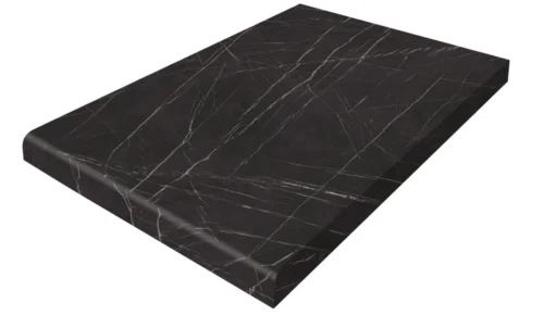 Grigia Petra black countertop for kitchen manufacturer 027, thickness 38 mm, length 410 cm