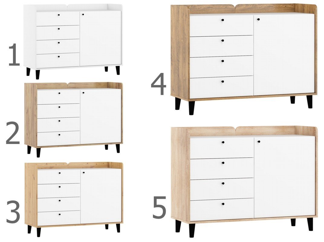 DOLCE furniture 03 chest of drawers 1D4S - Image 6