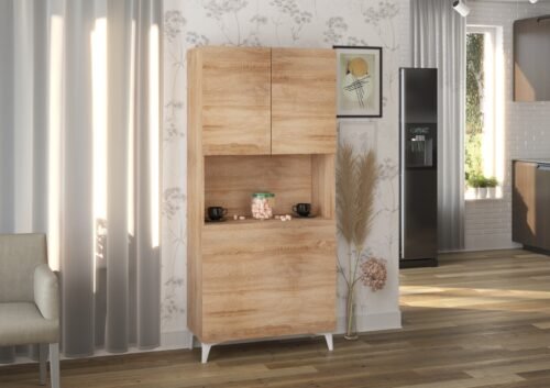 MEGAN furniture 1 shelf + table, Sonoma oak