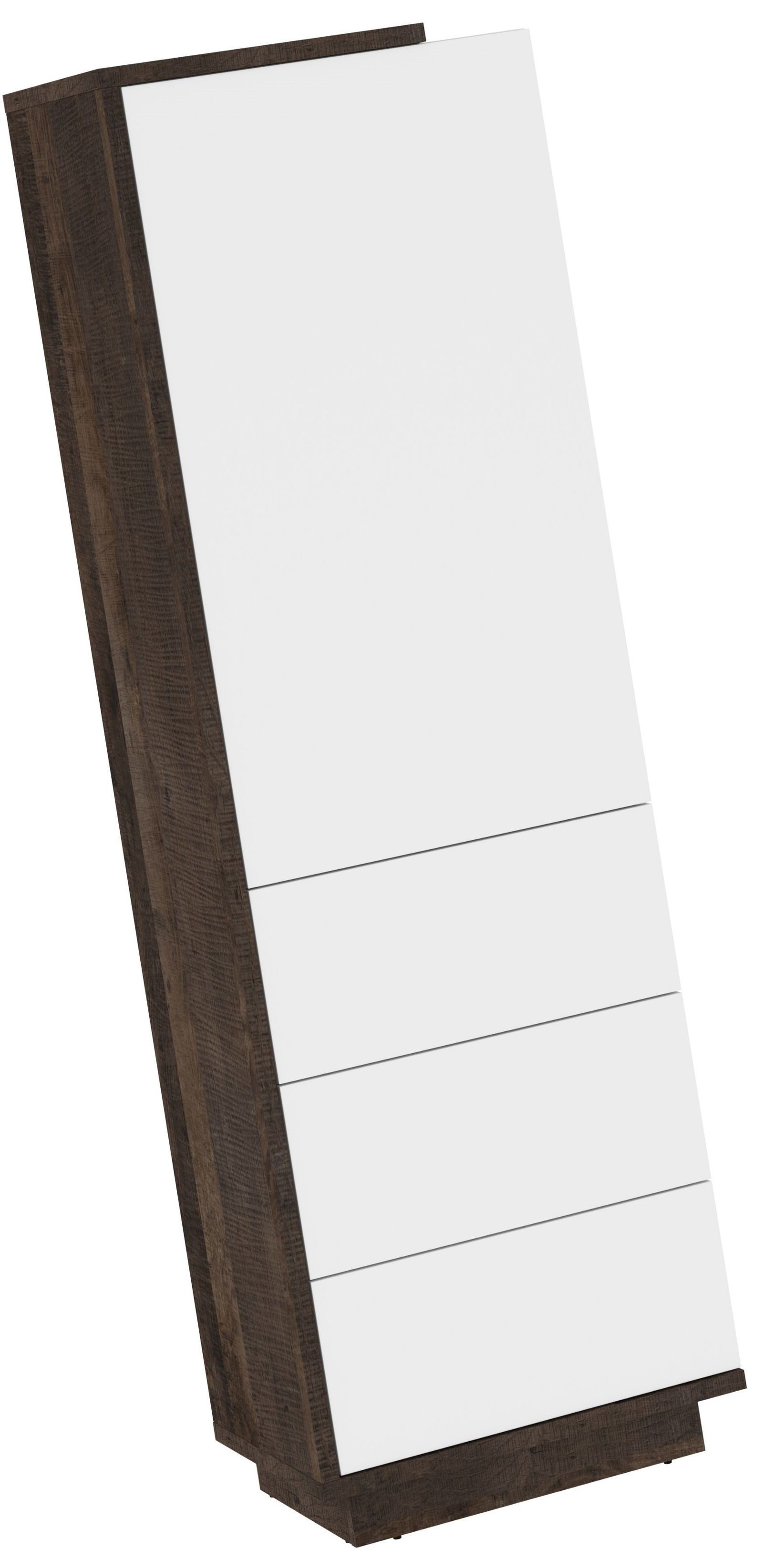 HYBRID 01 furniture, closed shelf, Grange oak / glossy whiteHYBRID - Image 4