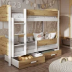 JORDAN bunk bed with drawers 80x181 cm