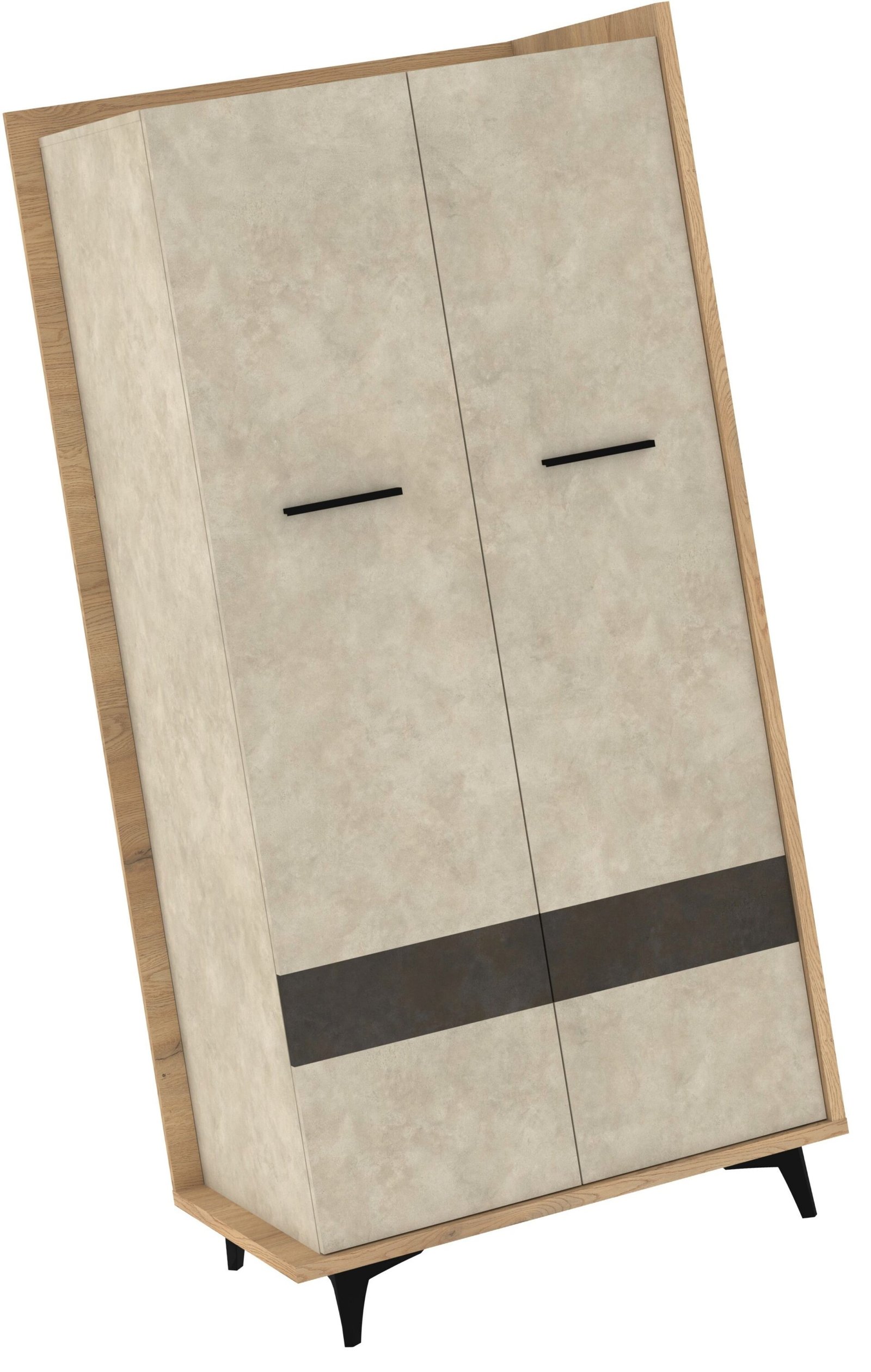 BOX 10 furniture wardrobe for hallway, living room, bedroom, oak, cremona, granada, almond color - Image 3