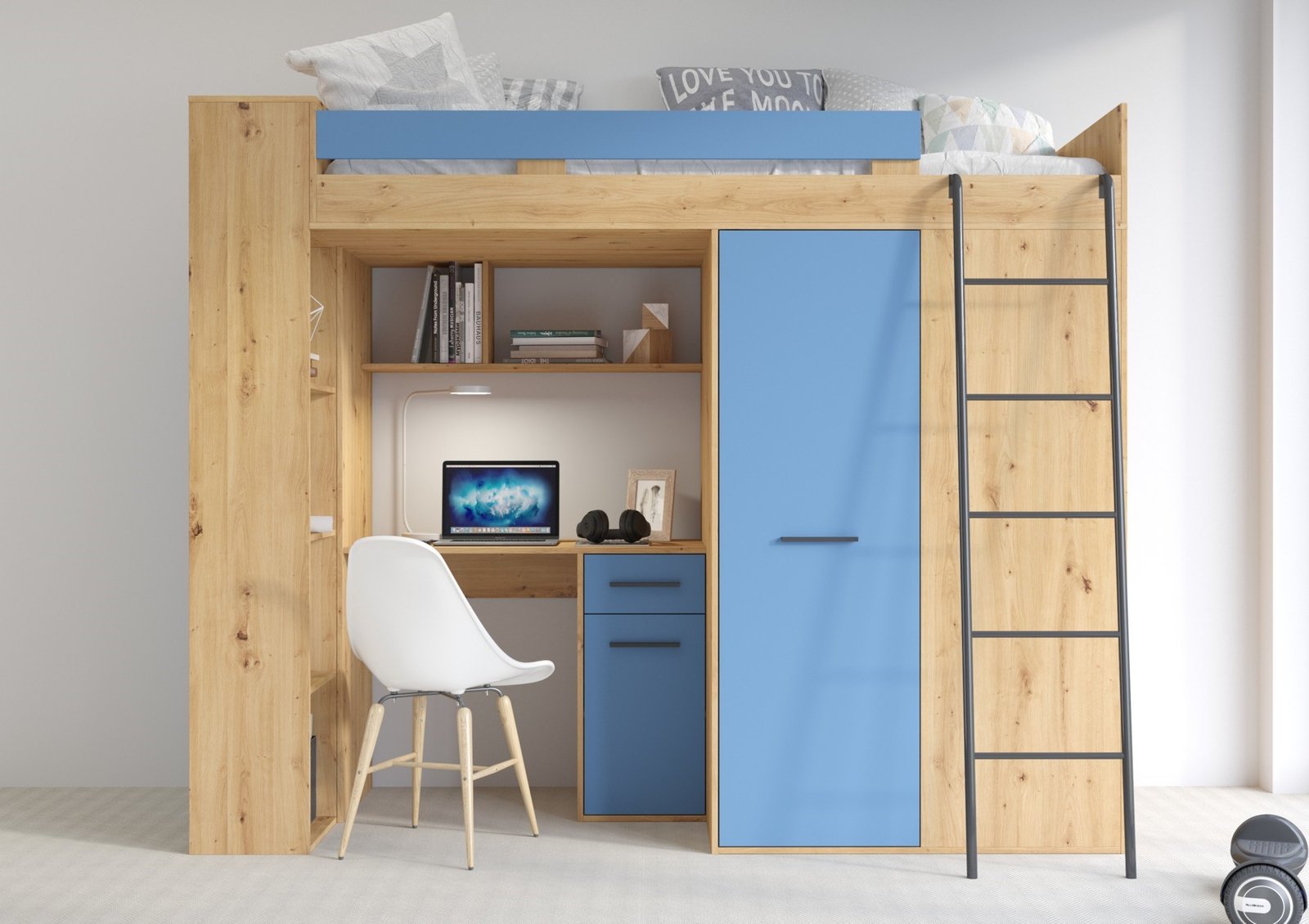 RAVENA P mezzanine without fabric, artisan / blue - Image 2