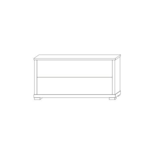 Chest of drawers with 2 drawers KACPER