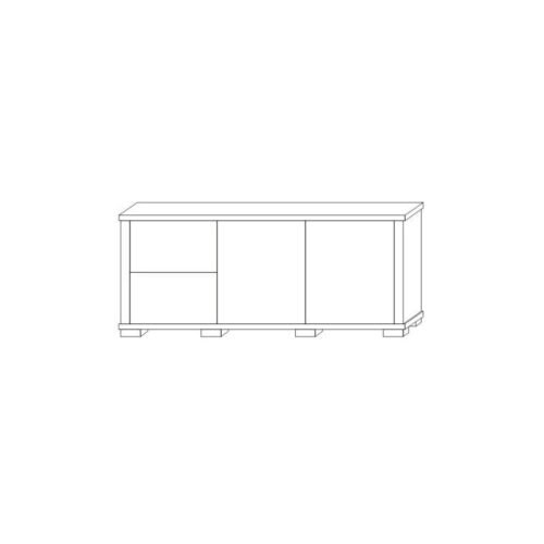 2SL 2DPE KACPER chest of drawers