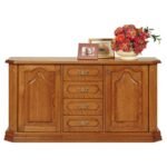 Chest of drawers with 4 drawers KINGA
