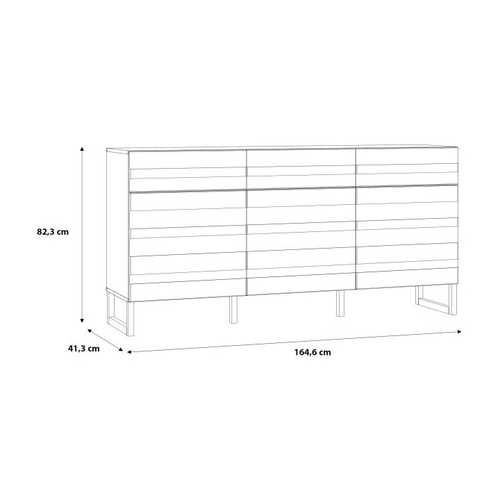 Brittany BQTK232-U59 Forte chest of drawers - Image 6