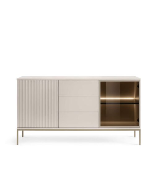 Sento KSZ154 chest of drawers, two doors, drawers, lamps, Cashmiere