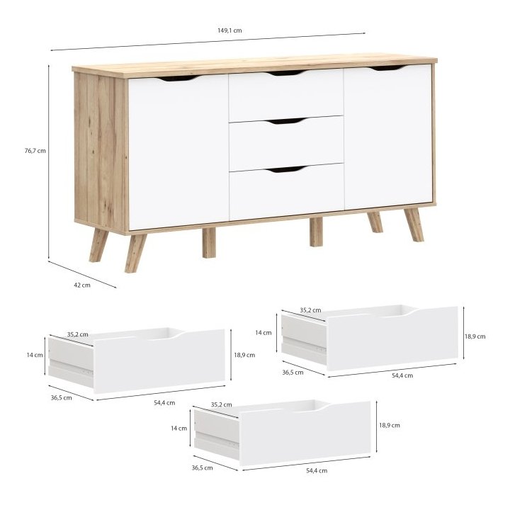 VNKK231-L25 Vankka Forte chest of drawers - Image 9