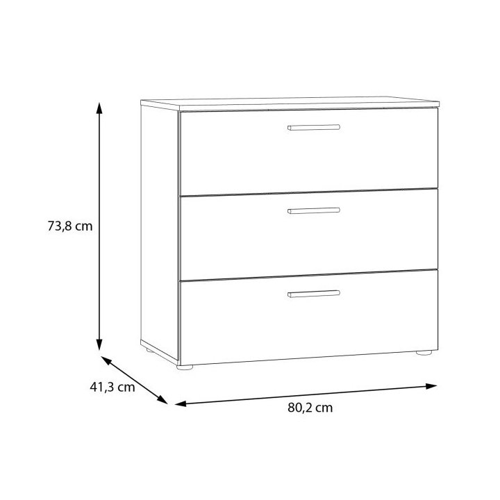 Chest of drawers Ingalill BSJK212-U60 Forte - Image 5