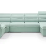 Korfu II corner sofa bed with adjustable headrests Gr2