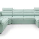 Korfu III corner sofa bed with adjustable headrests Gr1