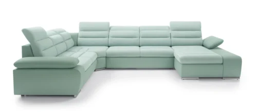 Korfu III corner sofa bed with adjustable headrests Gr1