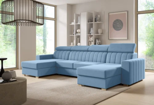 Laos folding corner sofa, U-shaped