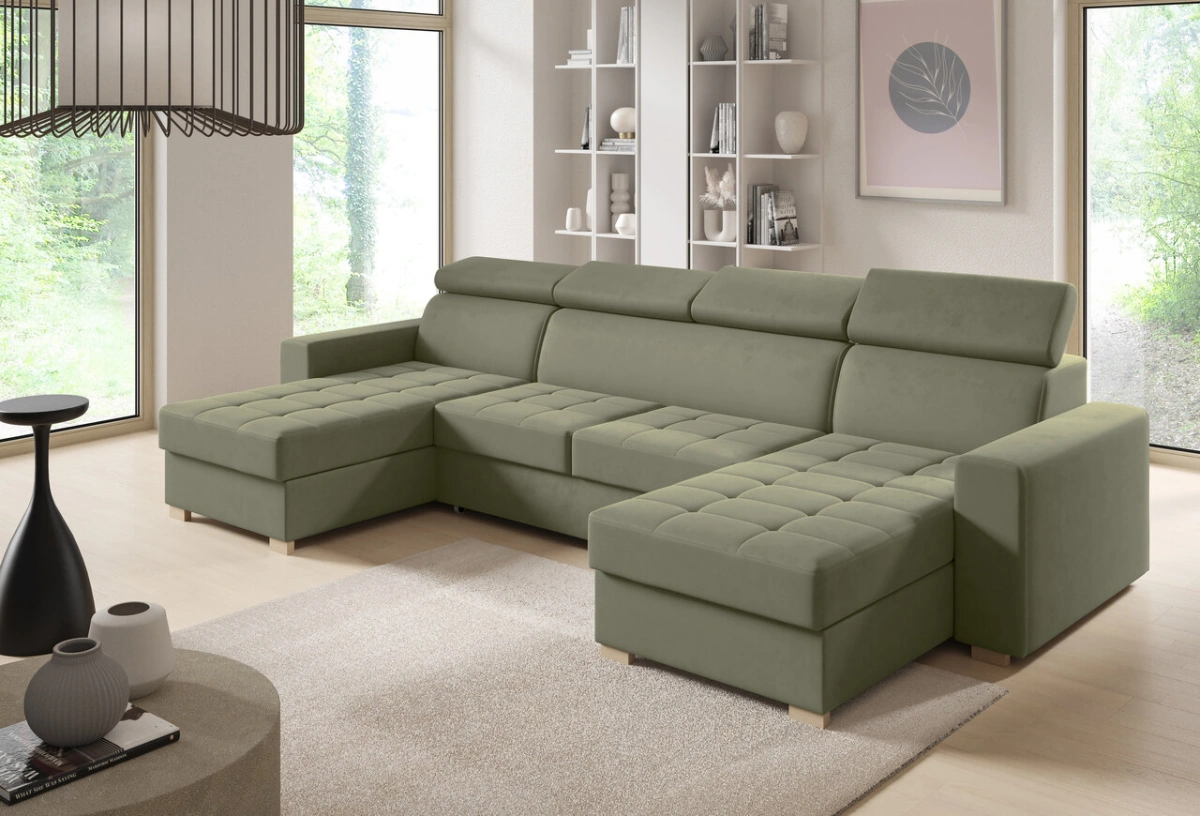 Monsun folding corner sofa, U-shaped, Gr1 - Image 4
