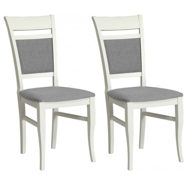 Cashmere chair with white legs Forte