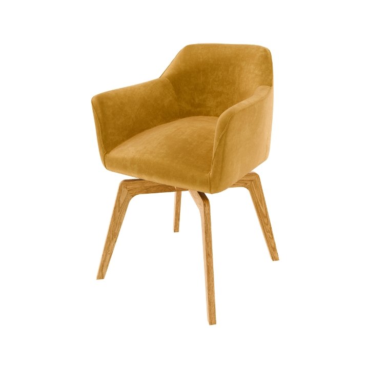 SCARLET Wood swivel chair Bydgoskie Meble