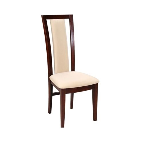 TRAPEZOID leather chair