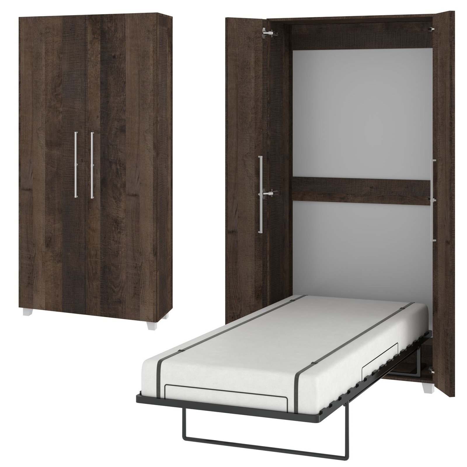 Vertical wall bed TEDDY 90, Grange Oak