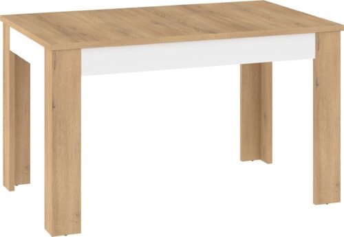 HYBRID 22 furniture extendable table for living room dining room cremona oak whiteHYBRID