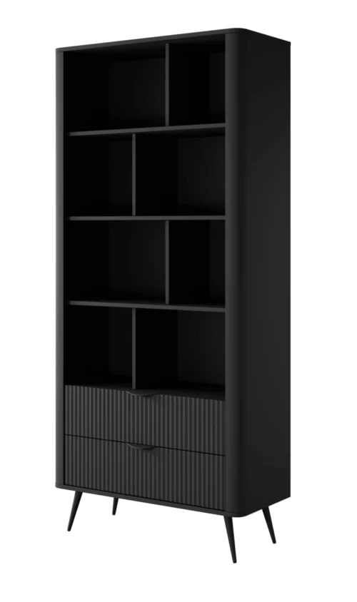 Lante bookshelf with high legs, black