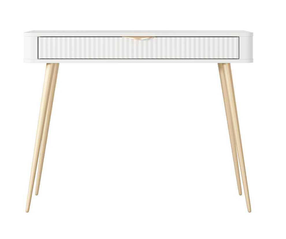 Lante dressing table on high legs, white