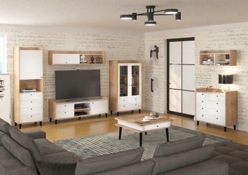 DOLCE furniture #4 living room set with wall cabinet