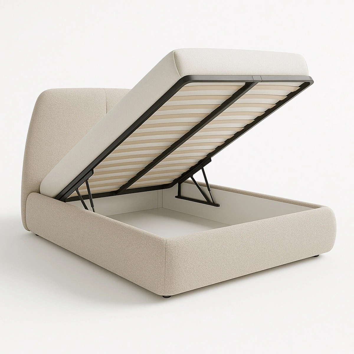 Bed with soft padding 160x200 cm - SALE - Image 2